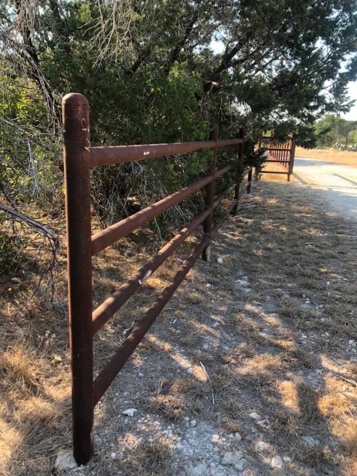 Four-Rail Ranch Pipe Fence — Coryell County, TX